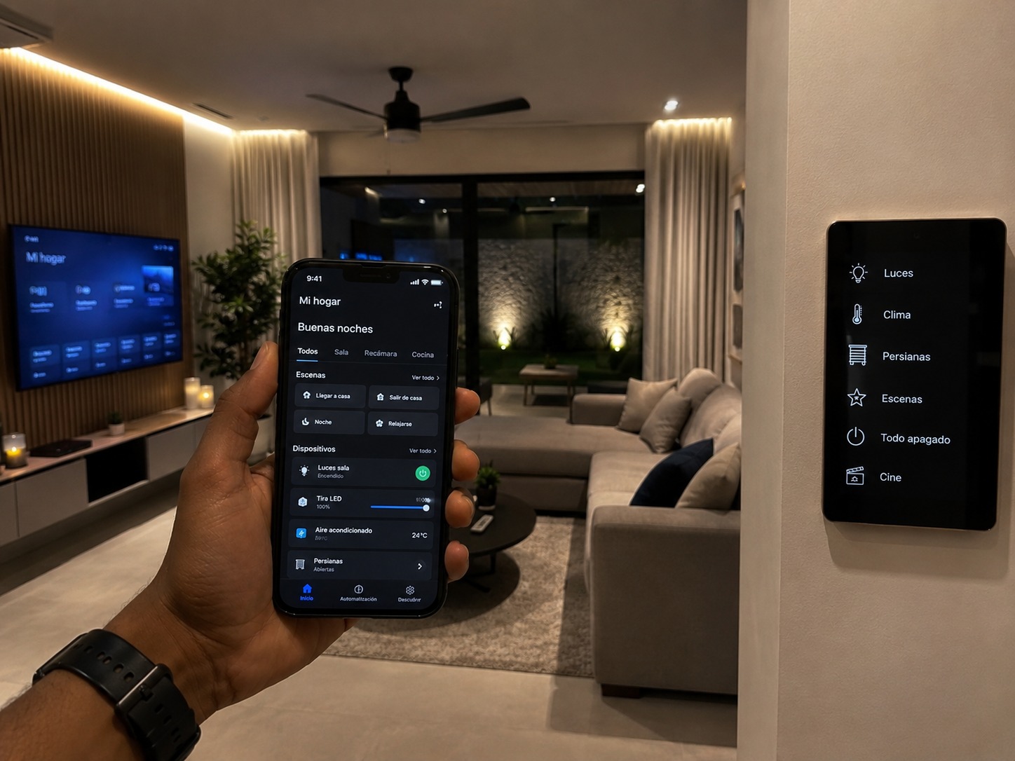 Automatización domótica para hogares inteligentes