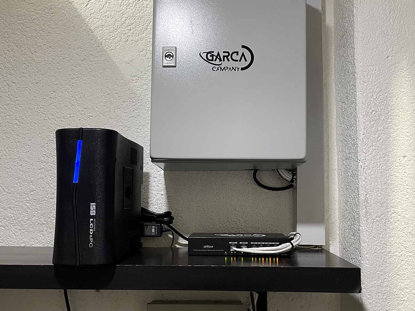 Sistema de videovigilancia instalado por Garca Cxmpany